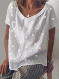 Casual Loose Print Top