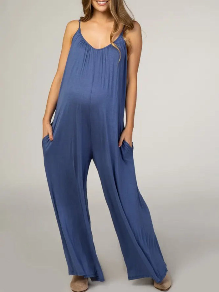 Casual Loose Suspenders Jumpsuit