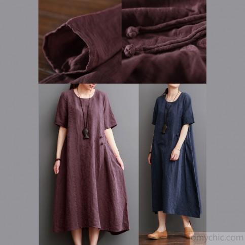 Casual Solid Color Fashion Loose Dress