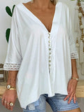 Casual Solid Color Top