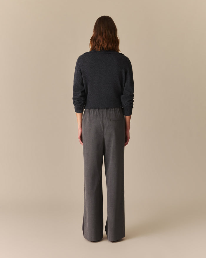 Cath Pinstripe Pant Gray Gray / XL
