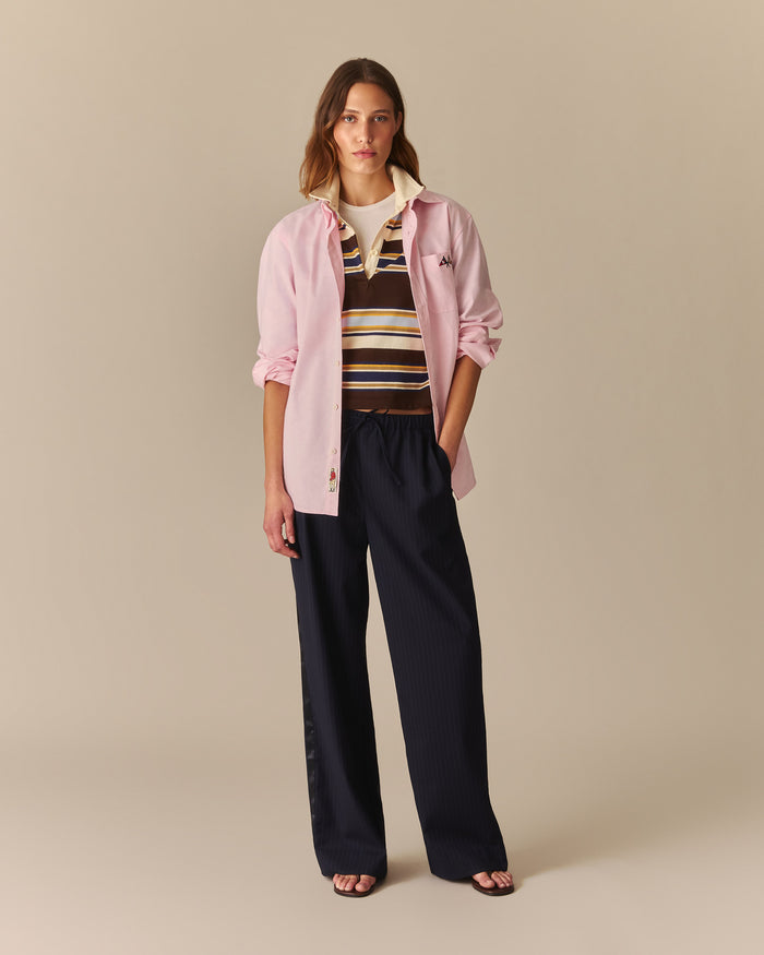 Cath Pinstripe Pant Navy Navy / XL