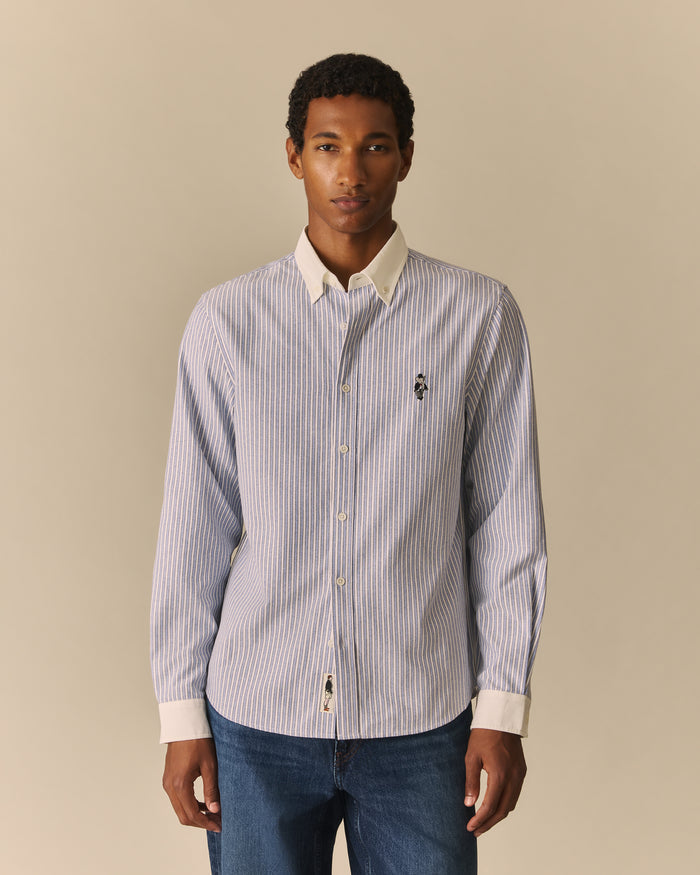Charlie Classic Babar Oxford Shirt Light Blue Light Blue / XL