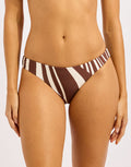 Seafolly Coastline Reversible Hipster Bikini Pant - Cocoa - Simply Beach UK