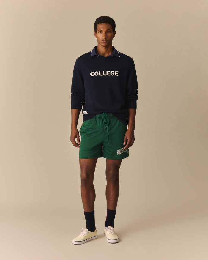 College Cotton Sweater Navy Navy / XL