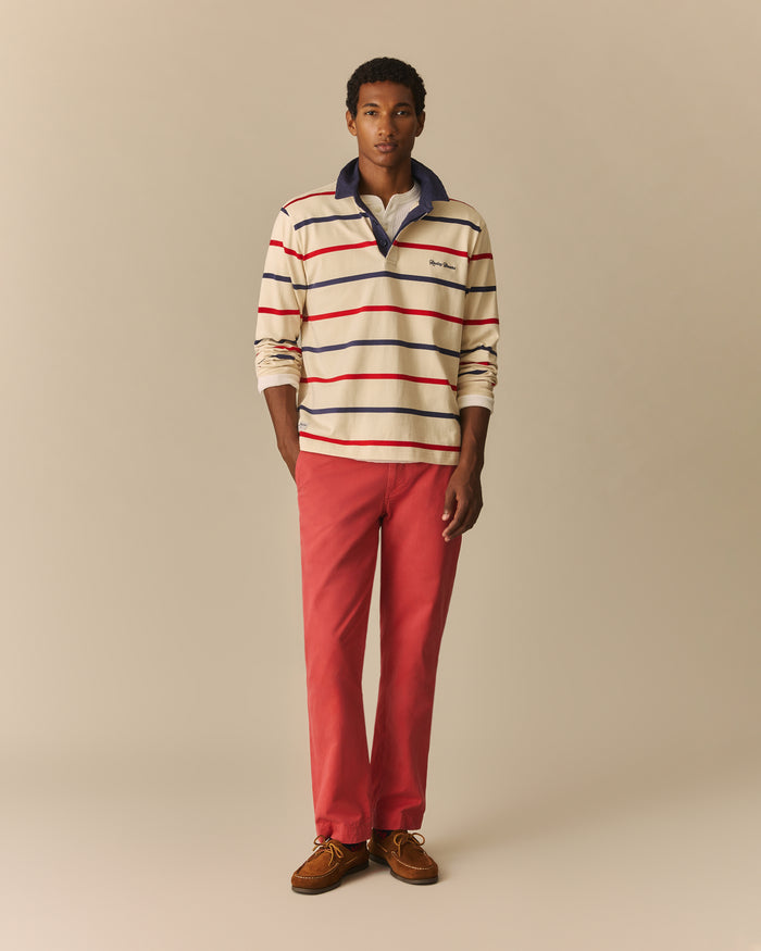 Cord Collar Harrison Rugby Cream Cream / XL