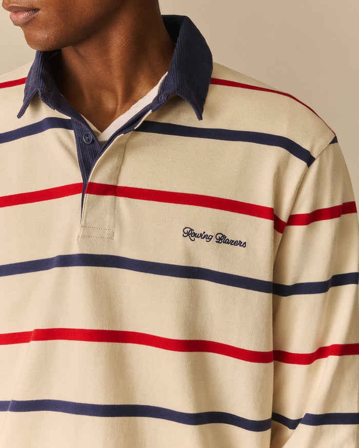 Cord Collar Harrison Rugby Cream Cream / XL