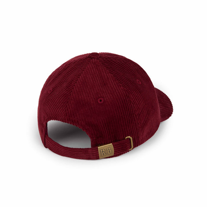 Corduroy Baseball Cap Burgundy
