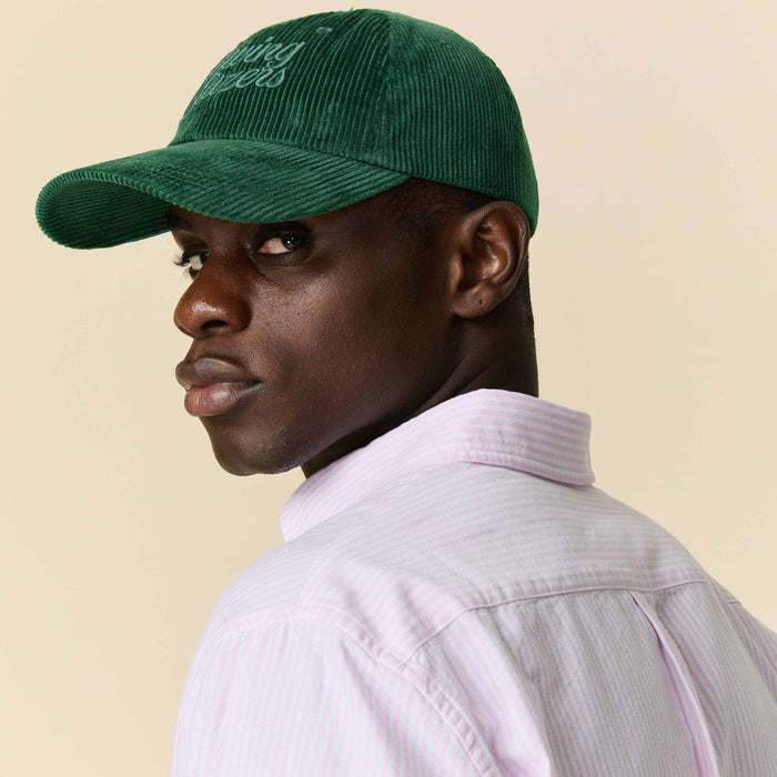 Corduroy Baseball Cap Green