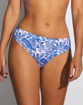 Tessy Corfu Wide Side Bikini Pant - Blue - Simply Beach UK