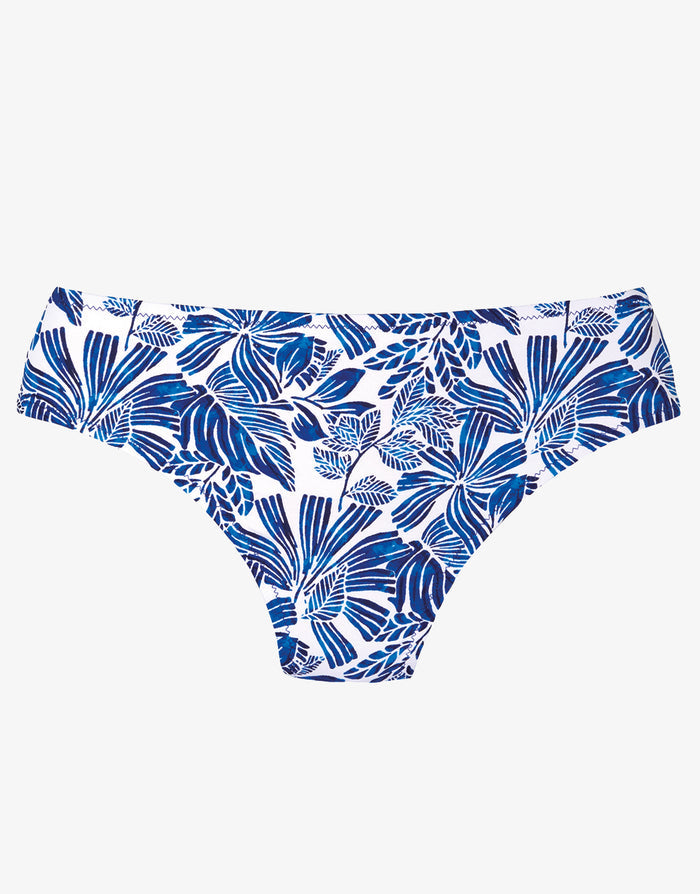 Tessy Corfu Wide Side Bikini Pant - Blue - Simply Beach UK