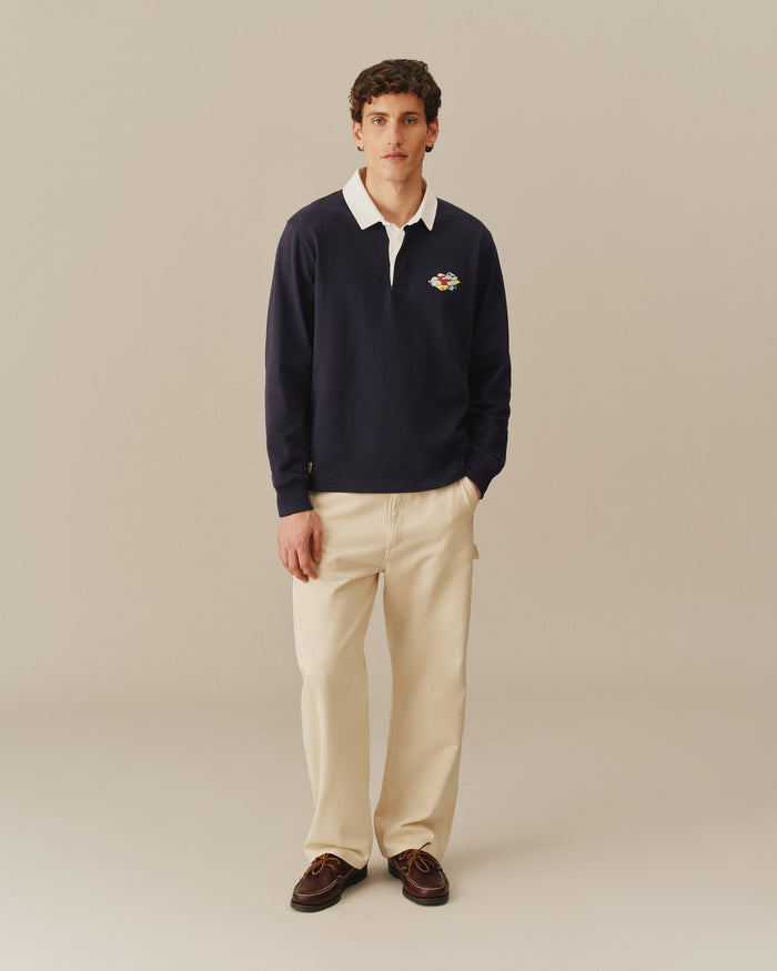 Cotton Beach Babar Rugby Navy