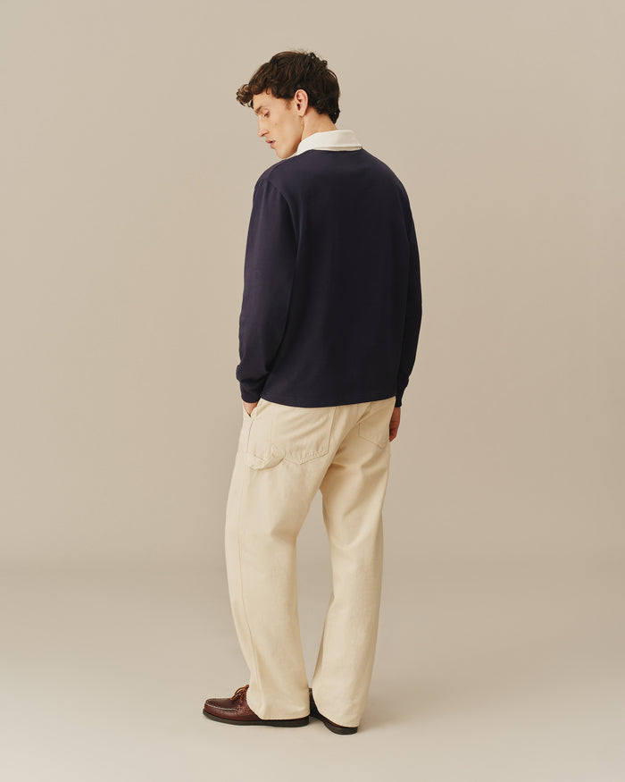 Cotton Beach Babar Rugby Navy