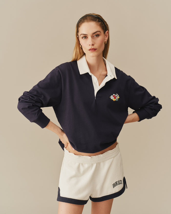 Cotton Beach Babar Rugby Navy