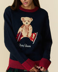 Cotton Bear Sweater Navy