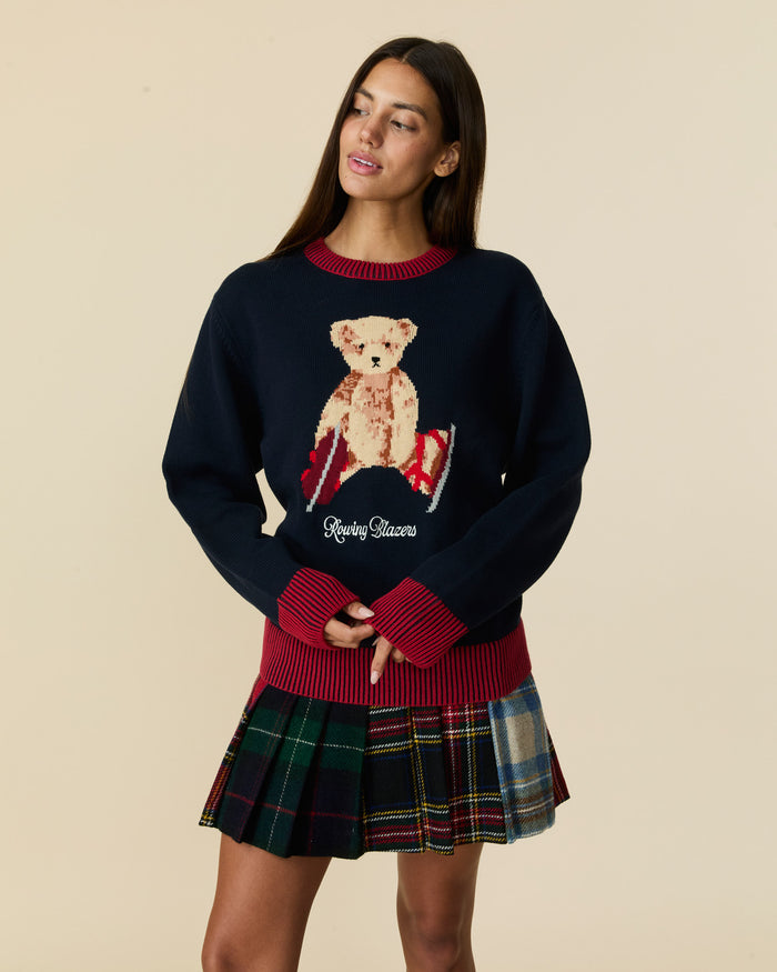 Cotton Bear Sweater Navy