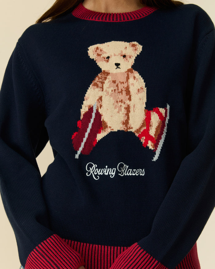 Cotton Bear Sweater Navy
