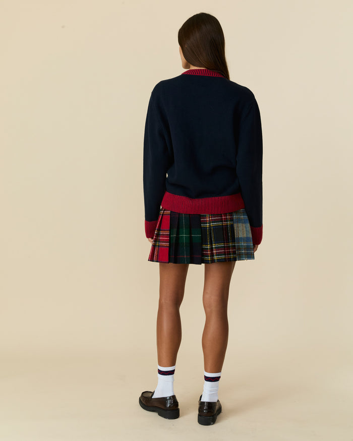 Cotton Bear Sweater Navy