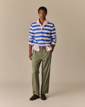 Cotton Core Stripe Rugby Cobalt Blue/White Stripe Cobalt Blue/White Stripe / XL