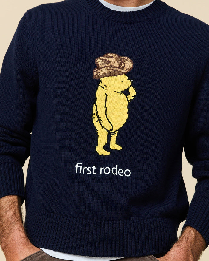 Cotton Cowboy Winnie-the-Pooh Sweater Navy