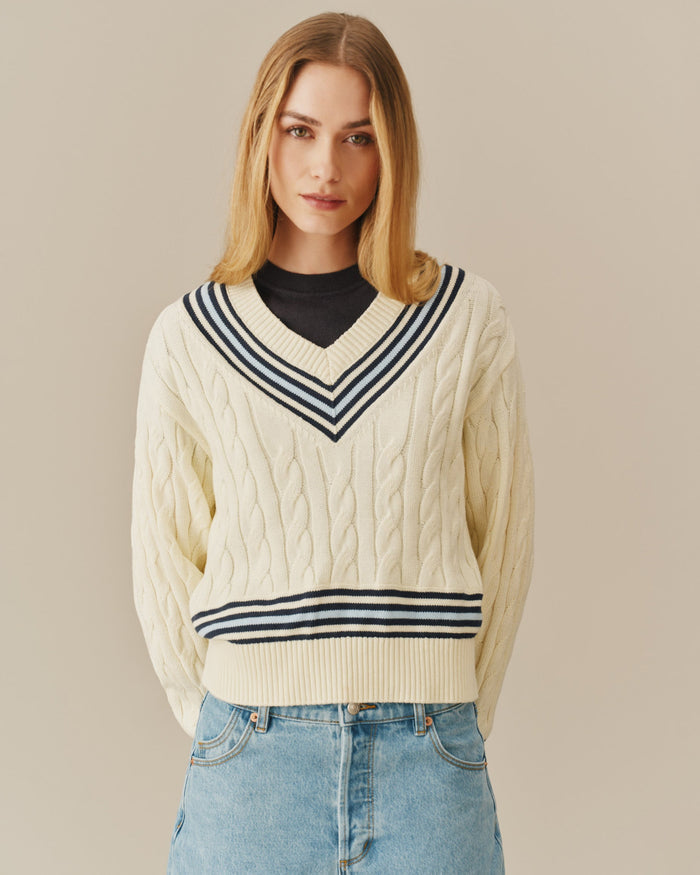 Cotton Cricket Sweater Cream