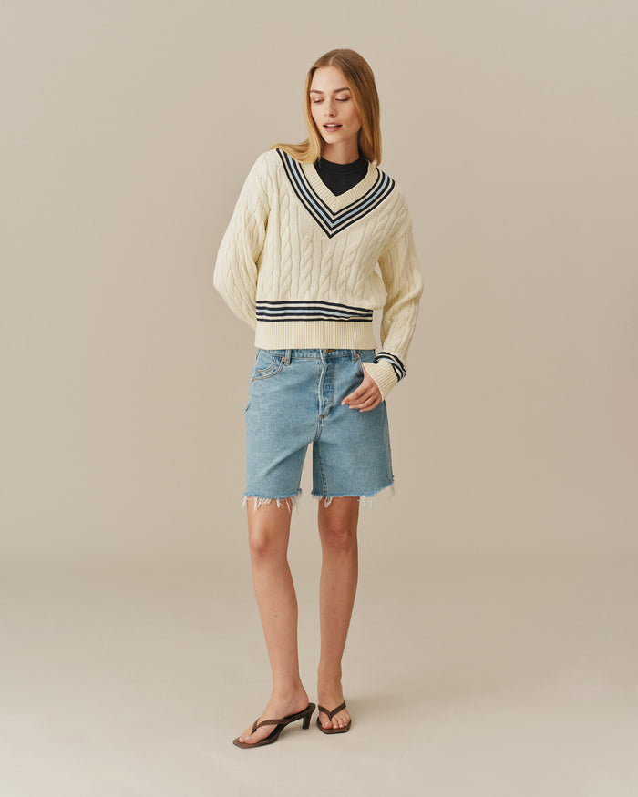 Cotton Cricket Sweater Cream