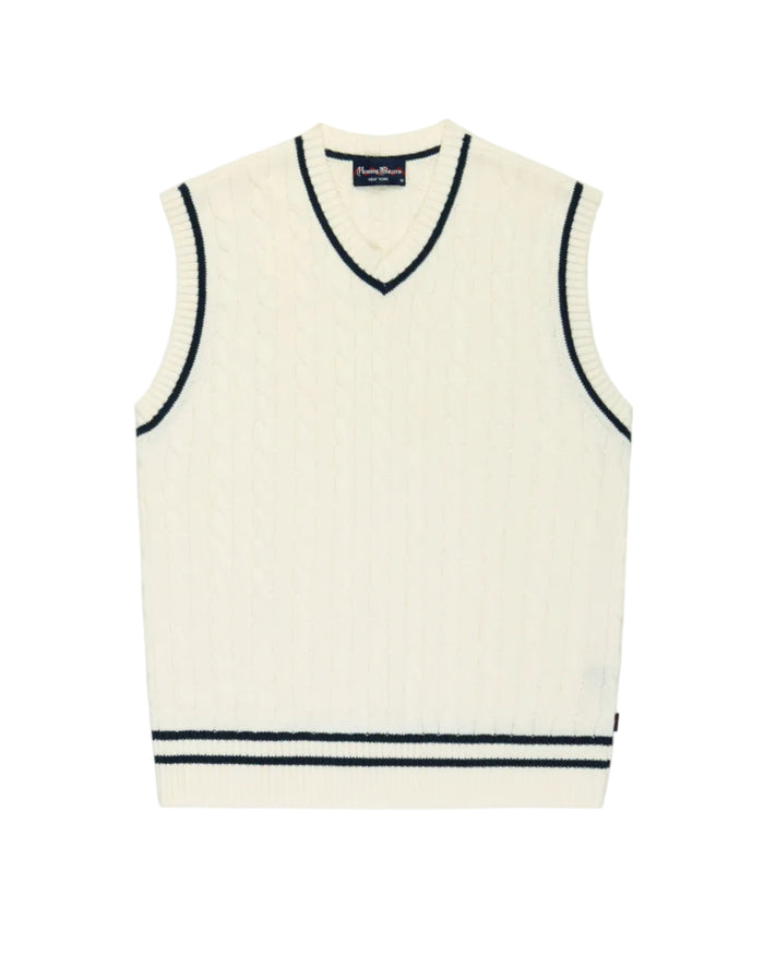Cotton Cricket Vest White