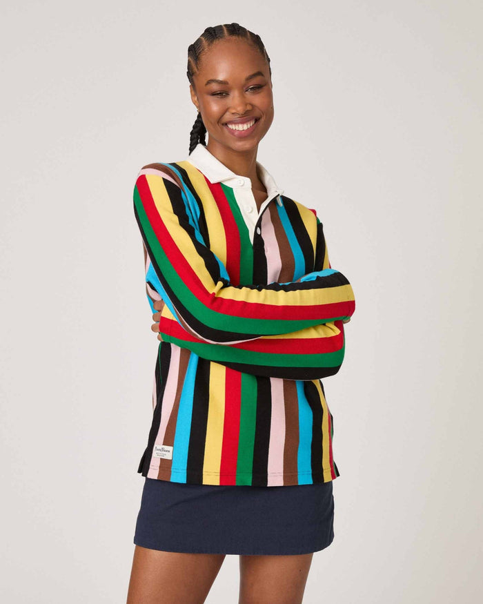 Cotton Croquet Stripe Rugby Croquet