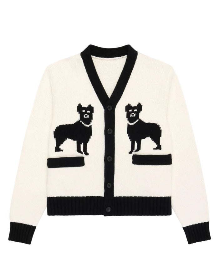 Cotton Doberman Contrast Cardigan