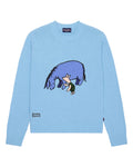 Cotton Eeyore and Piglet Sweater Blue