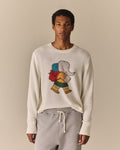 Cotton Linen Babar Sweater Cream Cream / XL