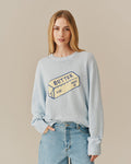 Women's Cotton Linen Butter Sweater Blue Blue / XS