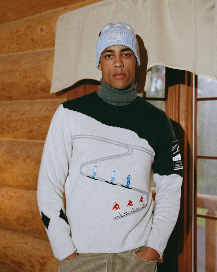 Cotton Night Ski & Snowboard Sweater Gray