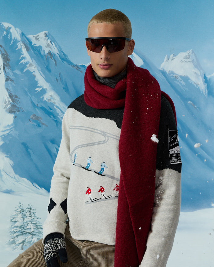 Cotton Night Ski & Snowboard Sweater Gray