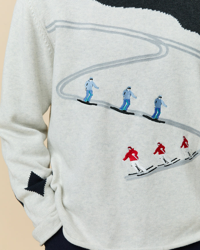 Cotton Night Ski & Snowboard Sweater Gray