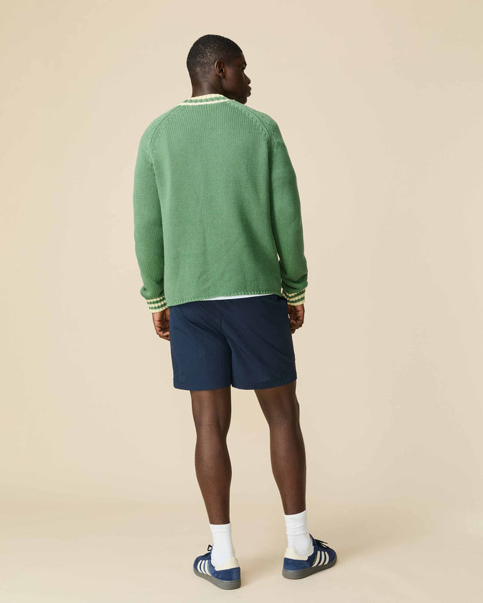 Cotton RB University Sweater Green