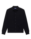 Cotton Solid Over Shirt Black