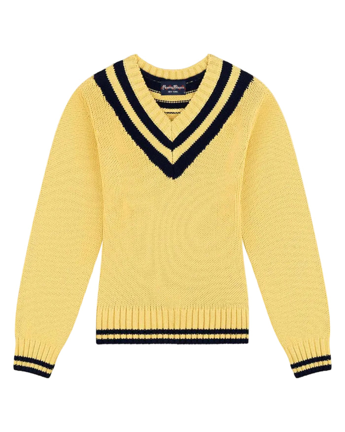 Cotton University V-Neck Sweater