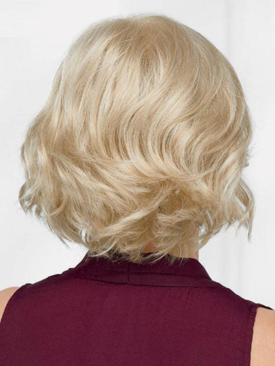 Curly Short Blonde Synthetic Wigs