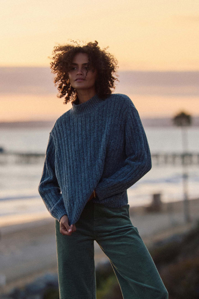 Cypress Mockneck Long Sleeve Sweater
