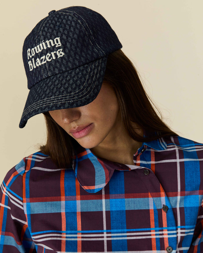 Denim Jacquard Baseball Cap