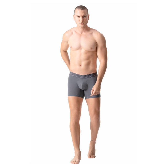 Diane & Geordi Mid-Cut Basic Boxer Briefs for Men 3-Pack Breathable, Supportive & Ultra-Comfortable Cotton Underwear for Men