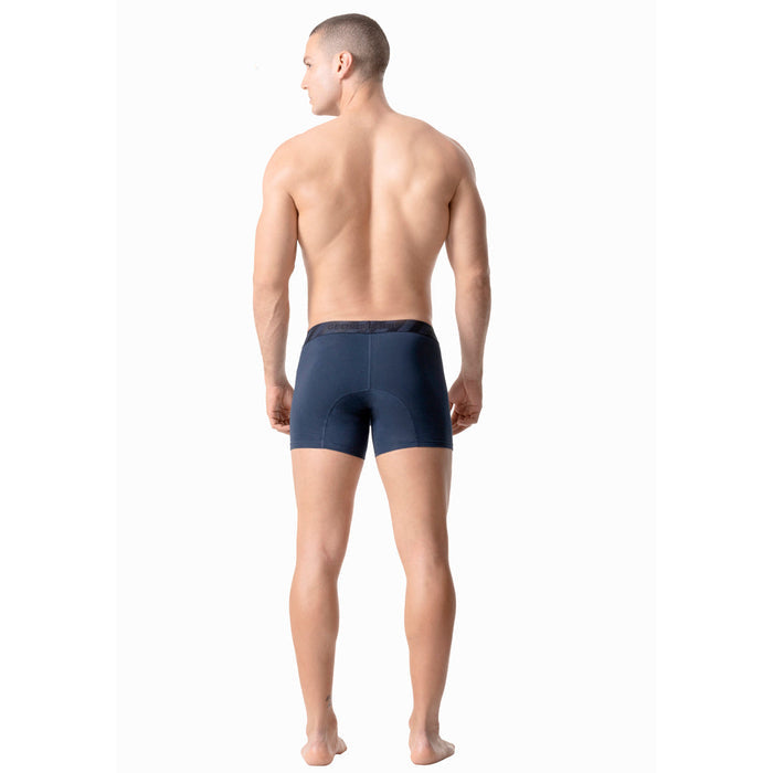 Diane & Geordi Mid-Cut Basic Boxer Briefs for Men 3-Pack Breathable, Supportive & Ultra-Comfortable Cotton Underwear for Men