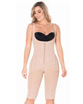 Diane & Geordi Women's Butt LifterTummy Control Bodysuit Knee Length Full Body Shaper for Women Powernet