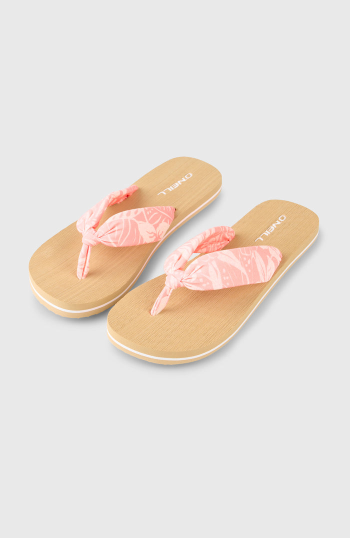 Ditsy Sun Sandals | Peach Island Sky