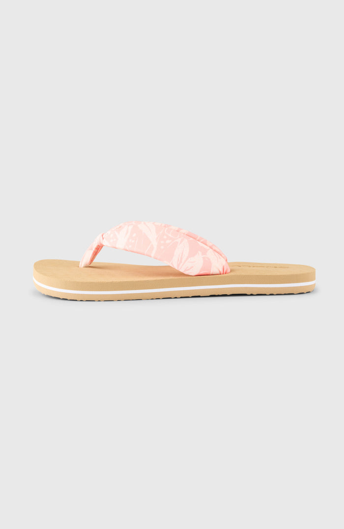 Ditsy Sun Sandals | Peach Island Sky