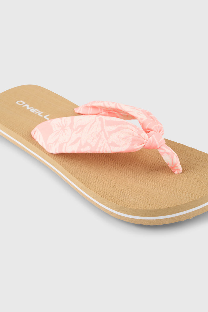 Ditsy Sun Sandals | Peach Island Sky