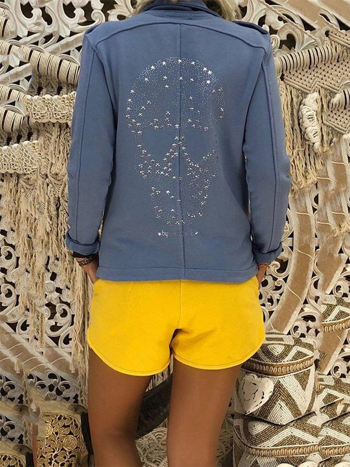 Elastic Waist Pocket Casual Shorts
