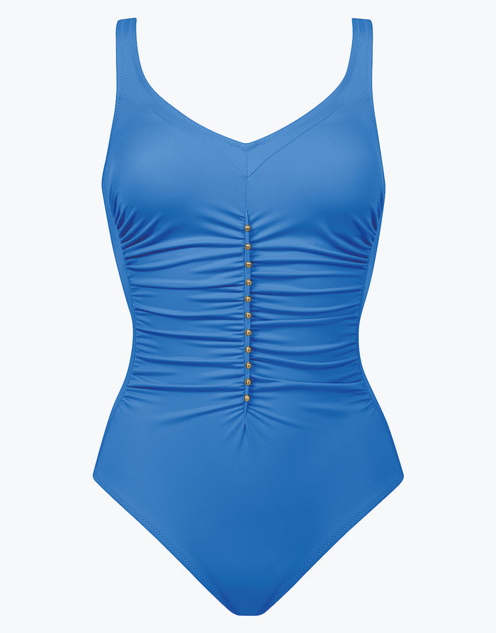 Charmline Essentials Classics Detail Swimsuit - Breeze - Simply Beach UK