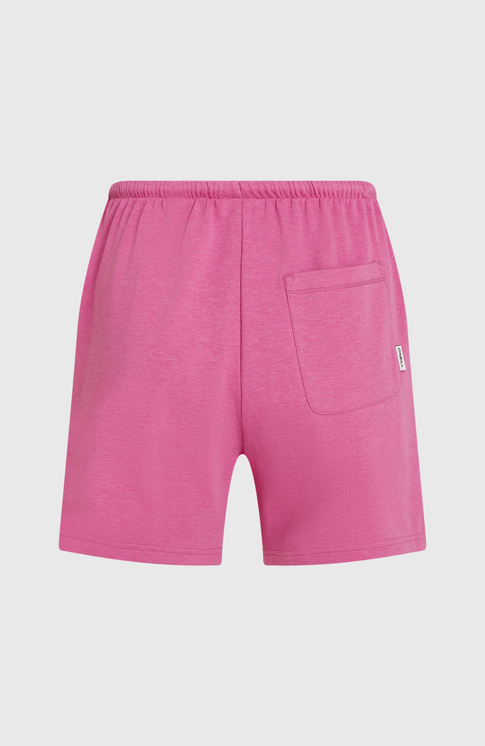 Essentials Script Sweatshorts | Electric Fuschia